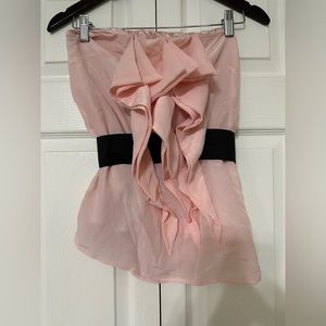 ARDEN B. RUFFLE TUBE TOP